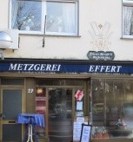 Außenansicht der Metzgerei Effert in der Hauptstraße 27
